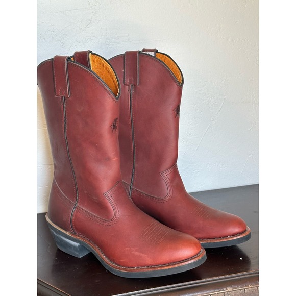 Men’s Chippewa Leather engineer motorcycle boots sz 9 1/2 main image 6